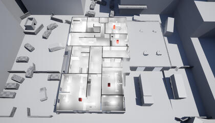 top-down view floor two